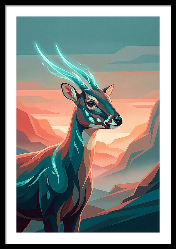Saola Amidst Lush Scenery