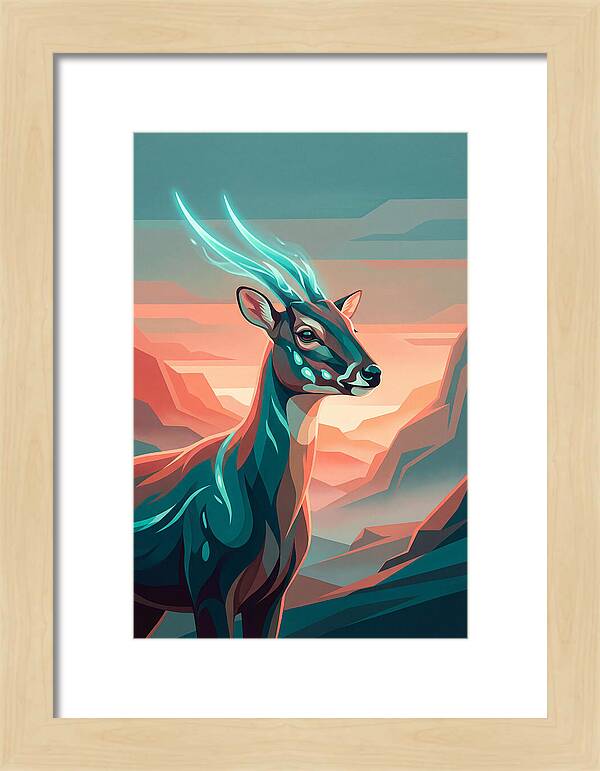 Saola Amidst Lush Scenery