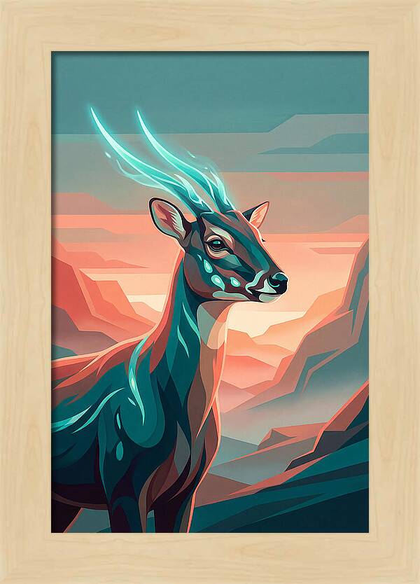 Saola Amidst Lush Scenery