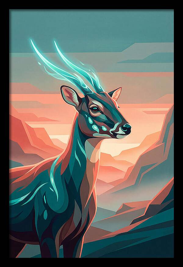 Saola Amidst Lush Scenery
