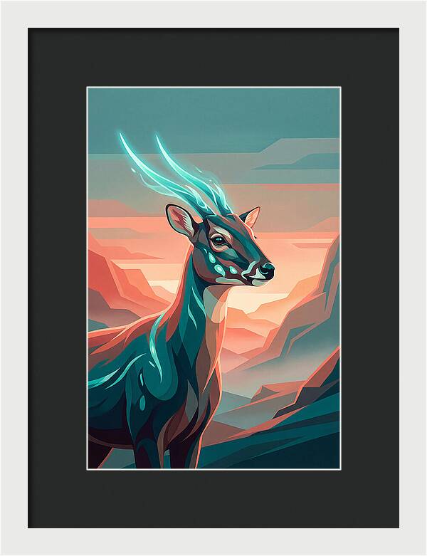 Saola Amidst Lush Scenery