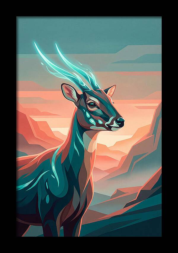 Saola Amidst Lush Scenery
