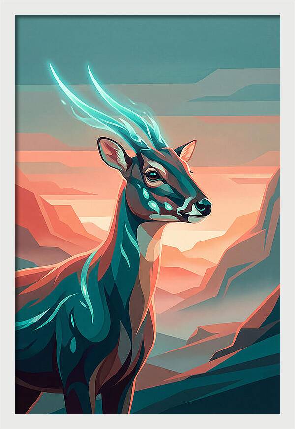Saola Amidst Lush Scenery