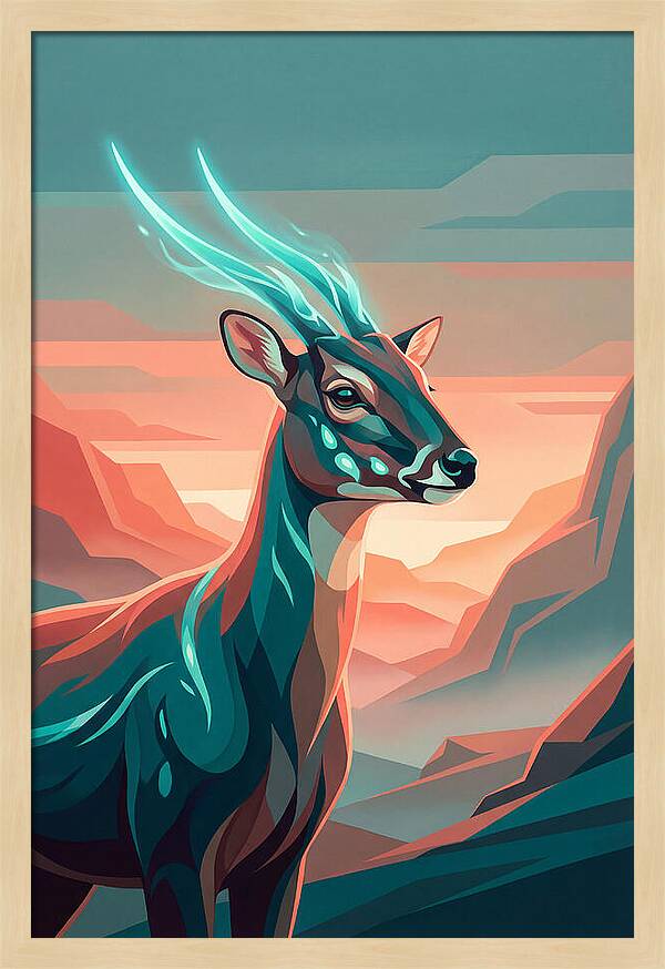 Saola Amidst Lush Scenery