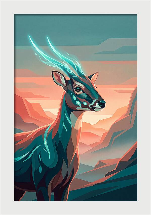 Saola Amidst Lush Scenery