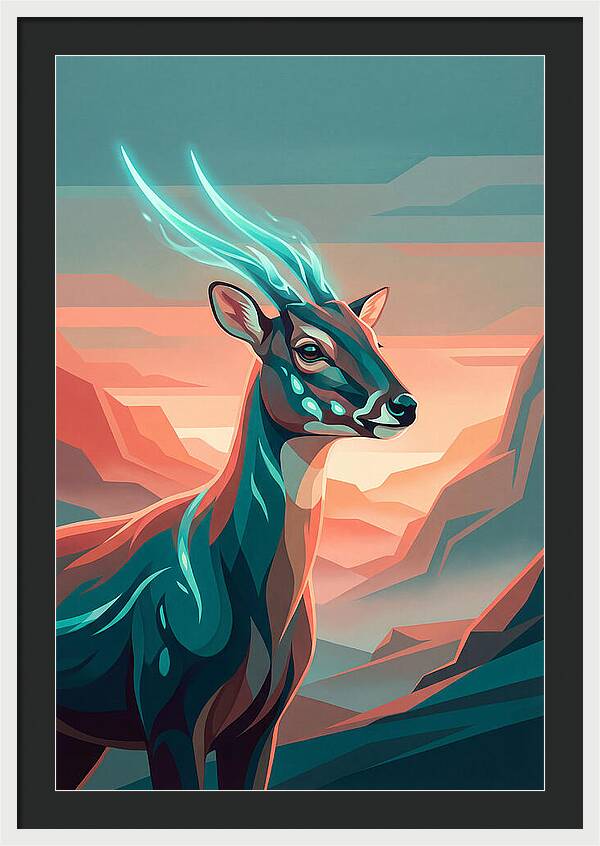 Saola Amidst Lush Scenery