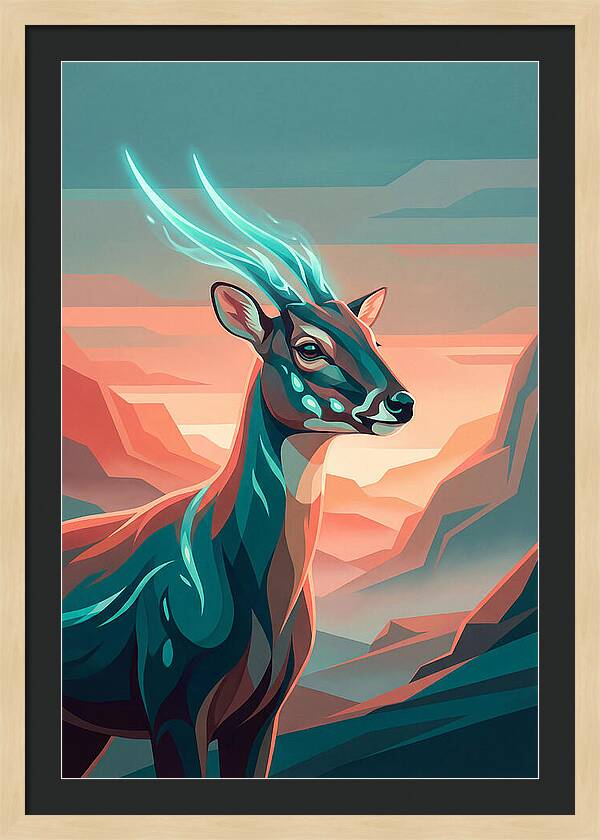 Saola Amidst Lush Scenery