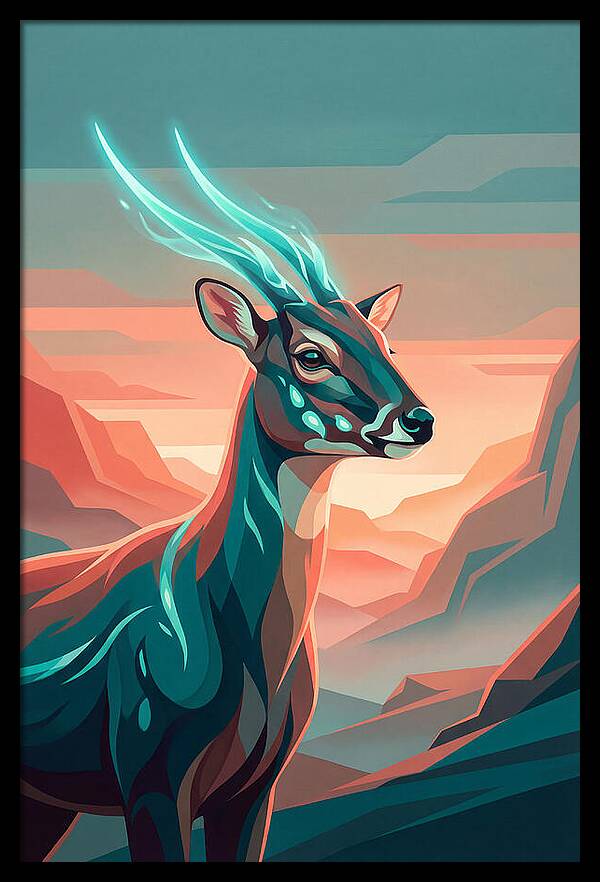 Saola Amidst Lush Scenery