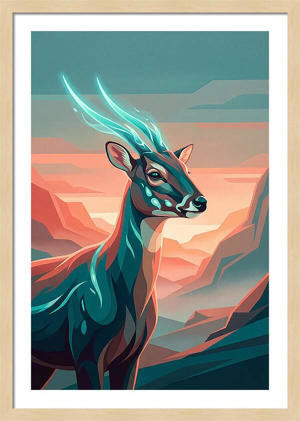 Saola Amidst Lush Scenery