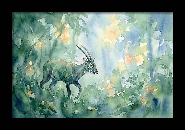 Saola In Lush Greenery
