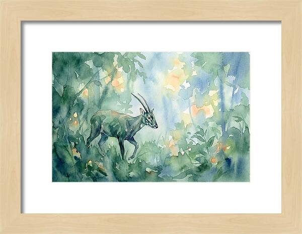 Saola In Lush Greenery