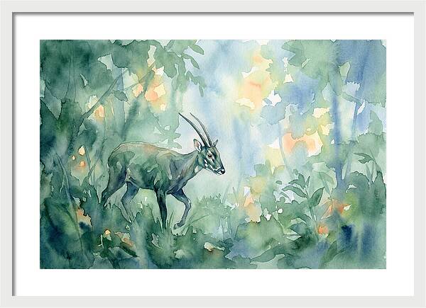 Saola In Lush Greenery