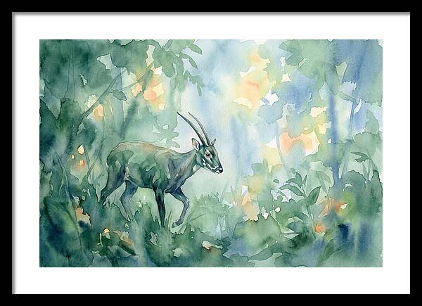 Saola In Lush Greenery