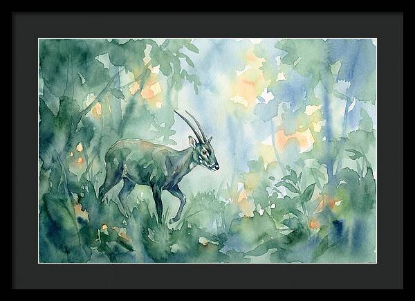 Saola In Lush Greenery