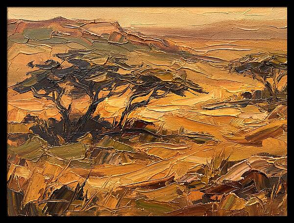 Savanna Landscape In Warm Tones