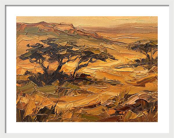 Savanna Landscape In Warm Tones