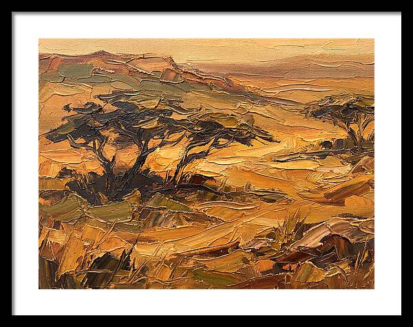 Savanna Landscape In Warm Tones