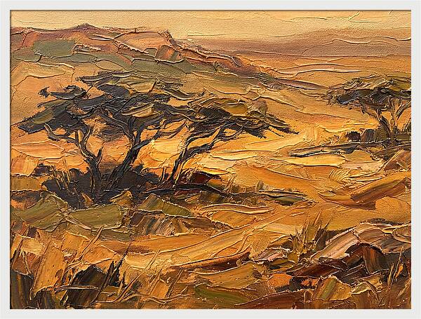 Savanna Landscape In Warm Tones