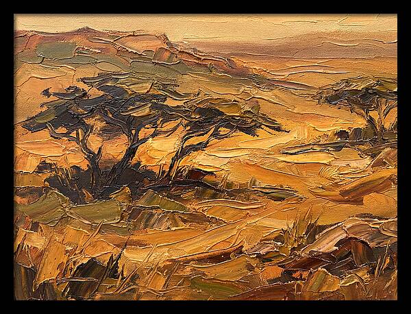 Savanna Landscape In Warm Tones