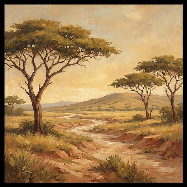 Savanna Serenity At Dusk