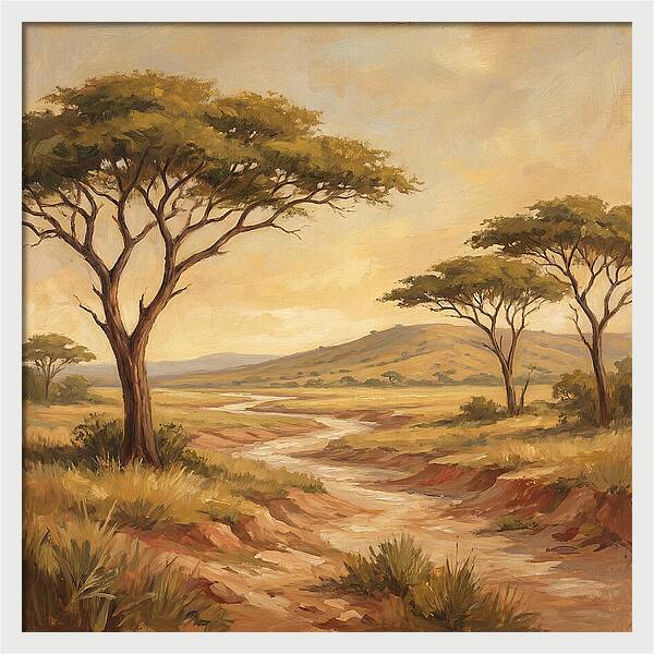 Savanna Serenity At Dusk