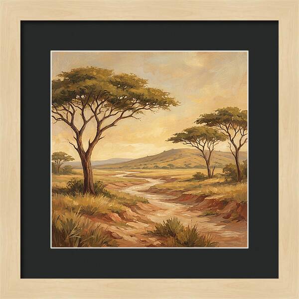 Savanna Serenity At Dusk