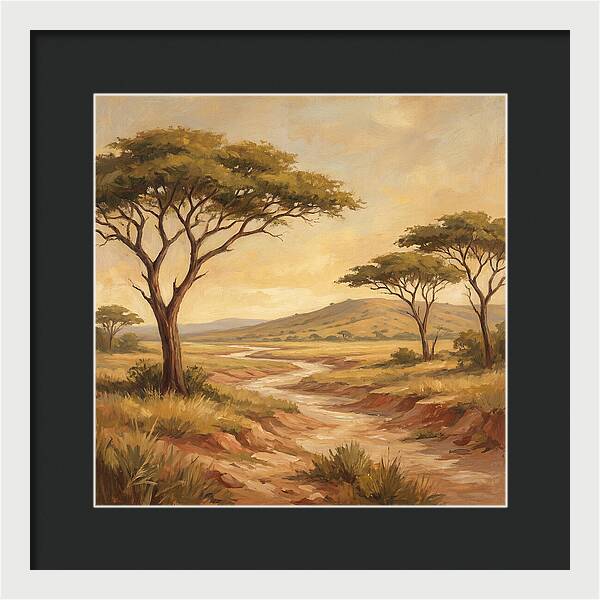 Savanna Serenity At Dusk