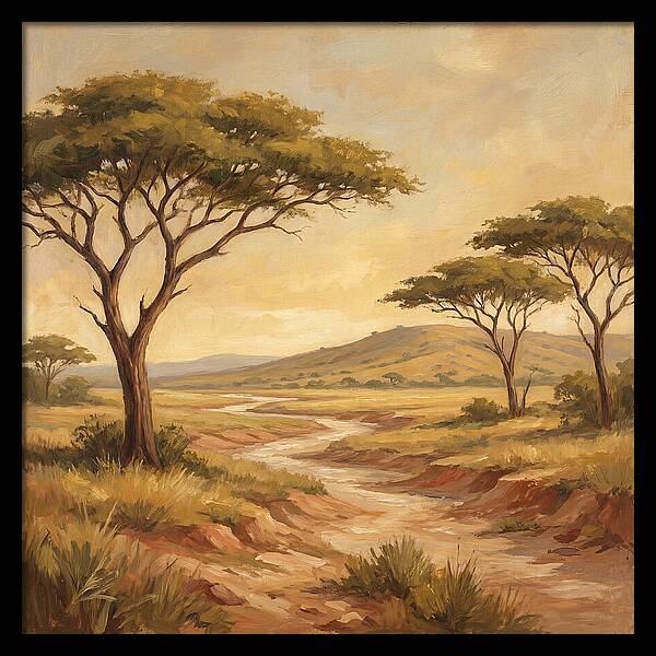 Savanna Serenity At Dusk