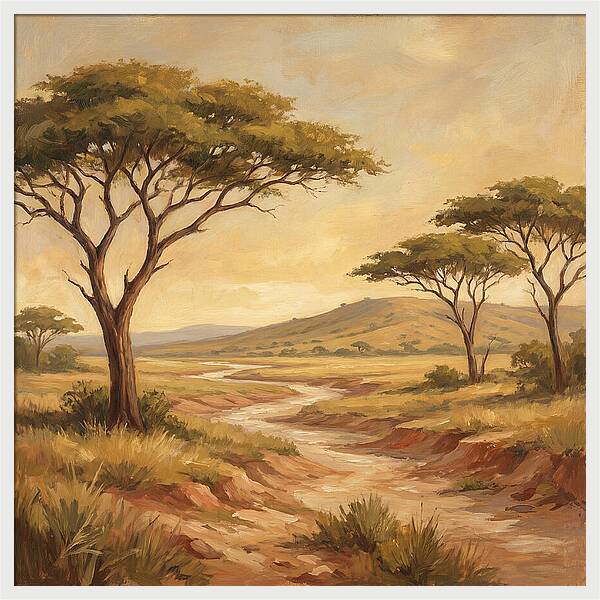 Savanna Serenity At Dusk