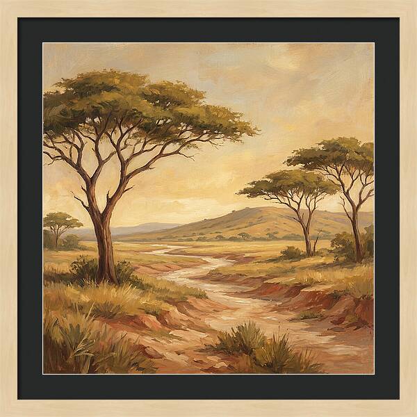 Savanna Serenity At Dusk