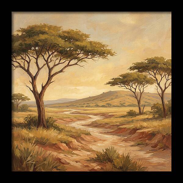 Savanna Serenity At Dusk