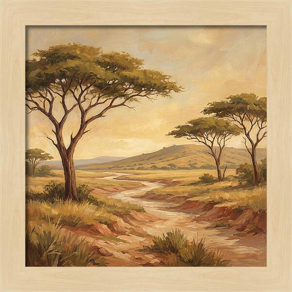 Savanna Serenity At Dusk
