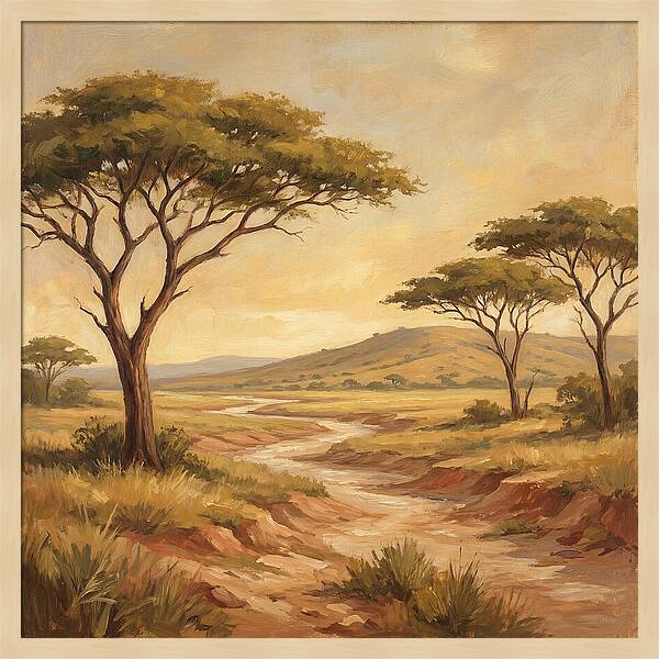 Savanna Serenity At Dusk
