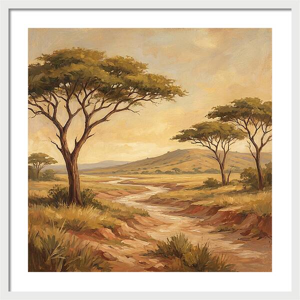 Savanna Serenity At Dusk