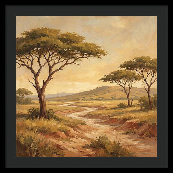 Savanna Serenity At Dusk