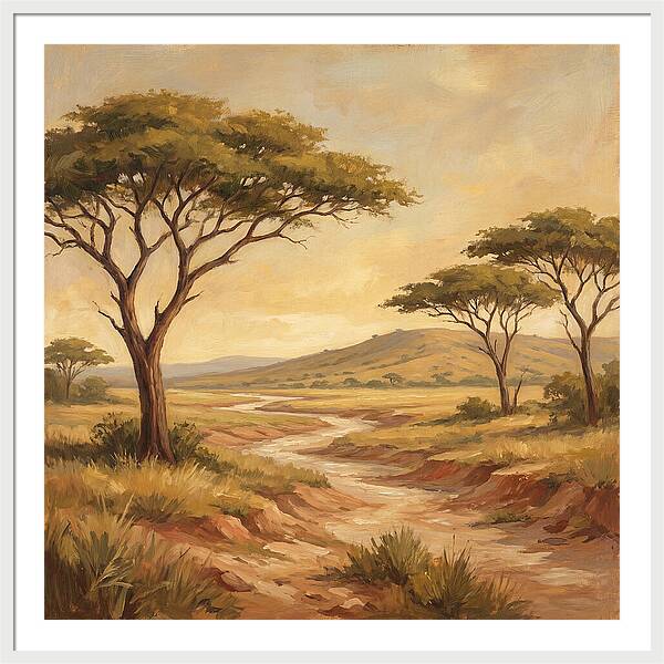 Savanna Serenity At Dusk