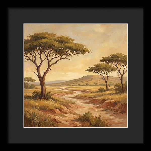 Savanna Serenity At Dusk