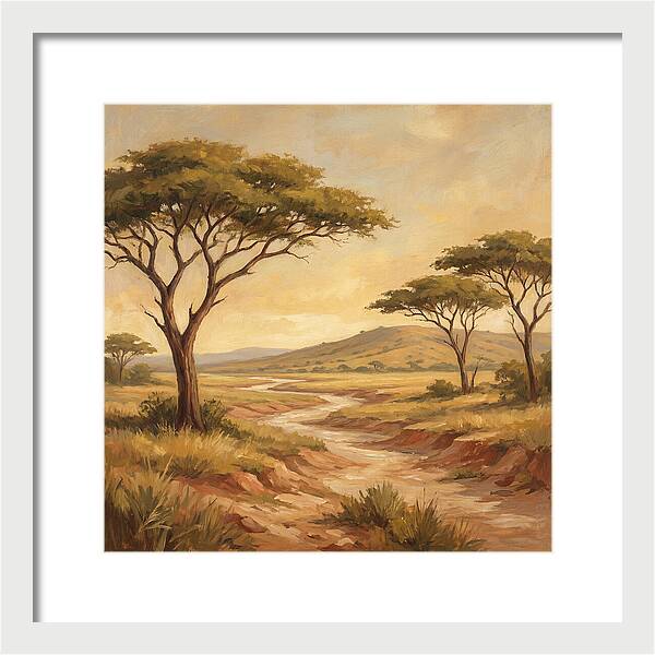 Savanna Serenity At Dusk