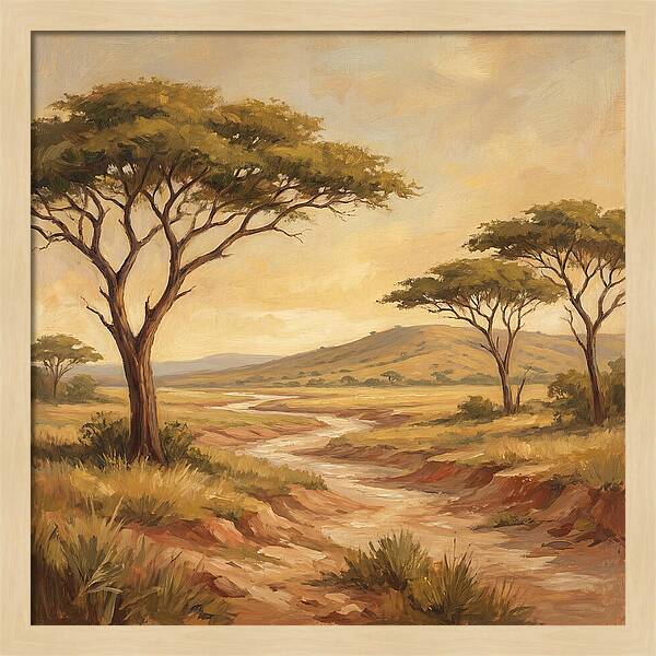 Savanna Serenity At Dusk