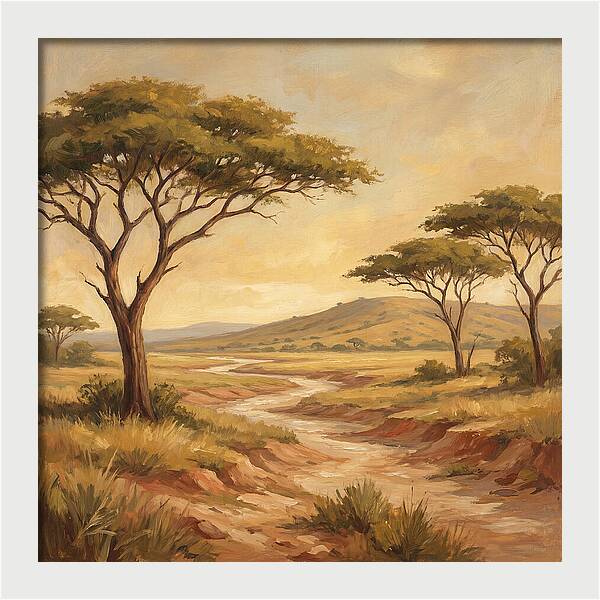 Savanna Serenity At Dusk
