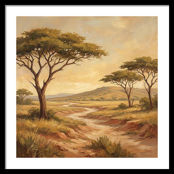 Savanna Serenity At Dusk