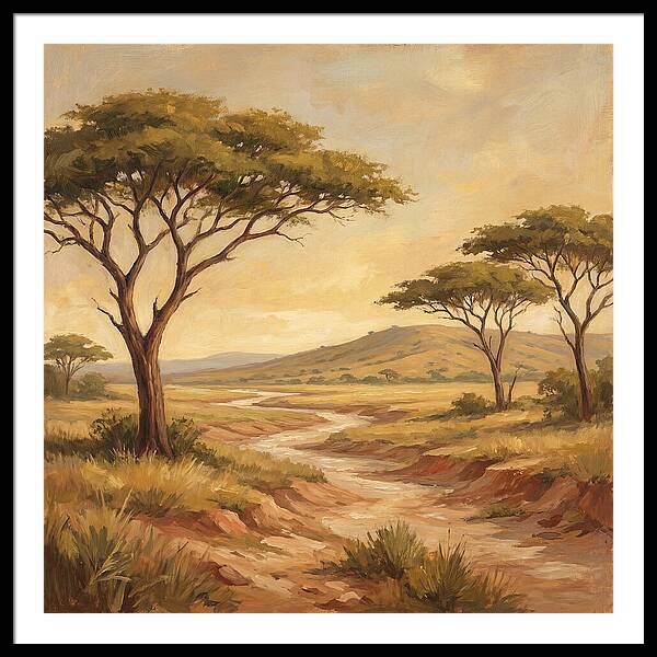 Savanna Serenity At Dusk