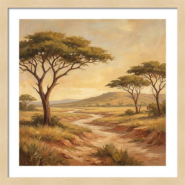 Savanna Serenity At Dusk