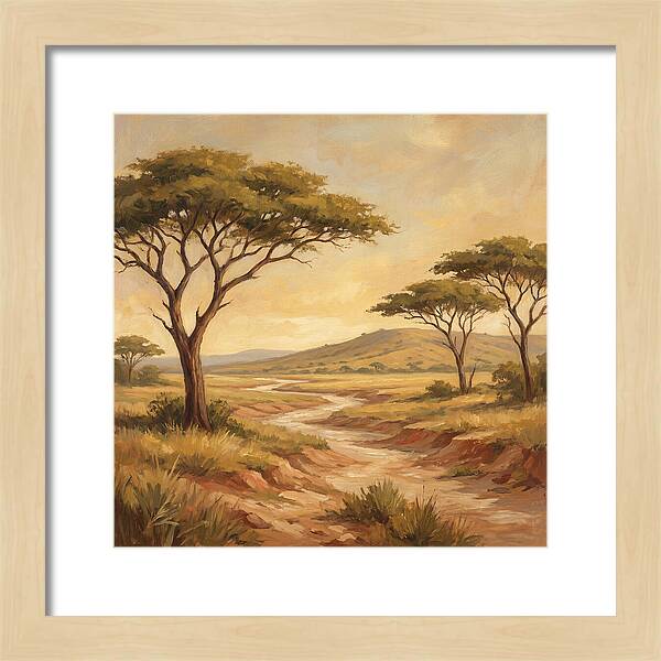 Savanna Serenity At Dusk