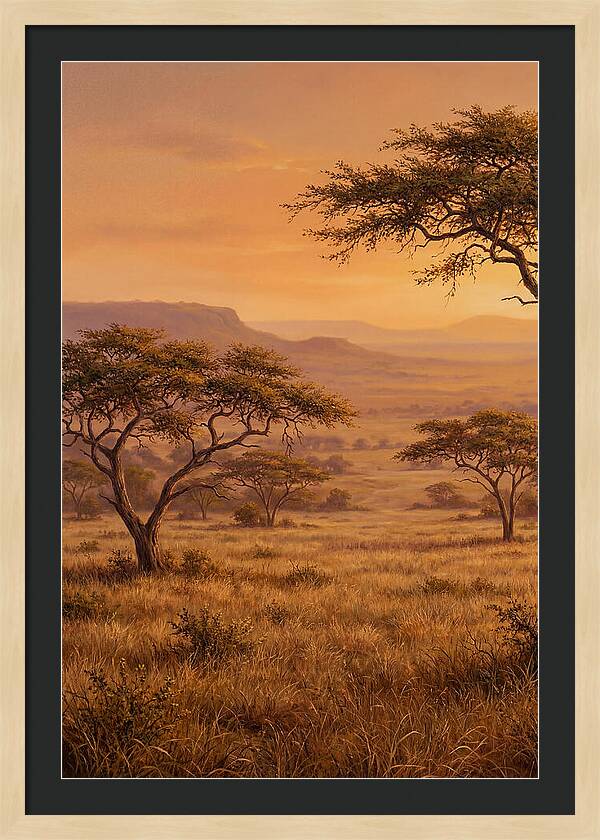 Savanna Tranquility At Twilight