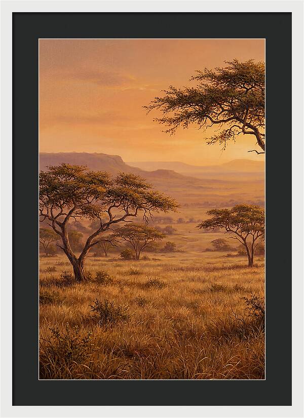 Savanna Tranquility At Twilight