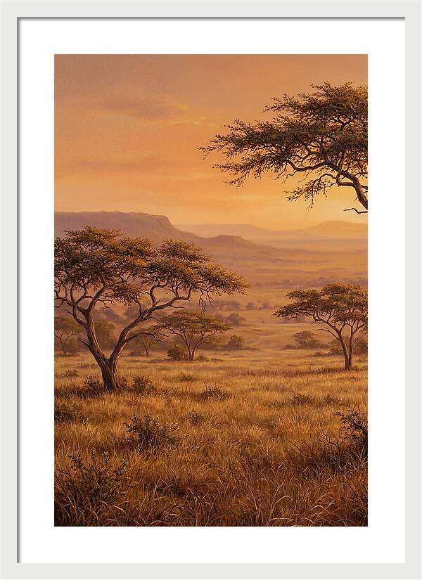 Savanna Tranquility At Twilight