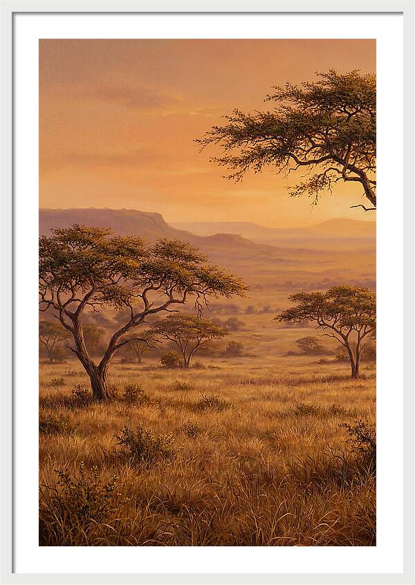 Savanna Tranquility At Twilight