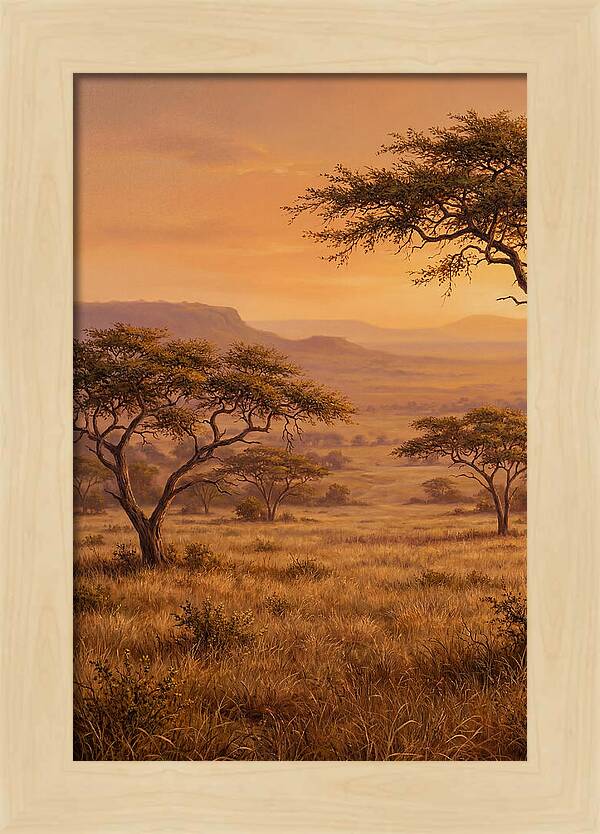 Savanna Tranquility At Twilight