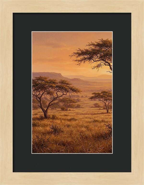 Savanna Tranquility At Twilight